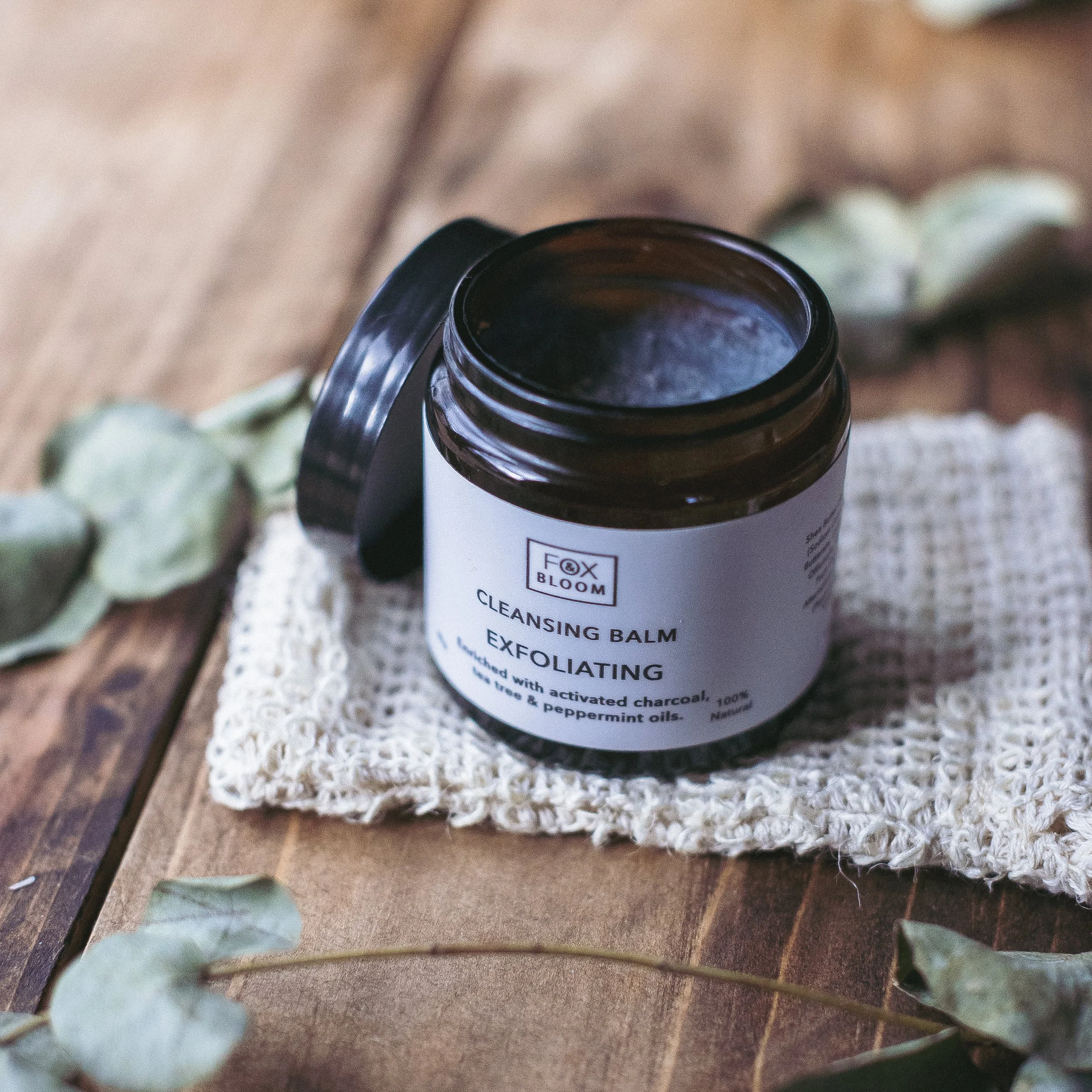 Peppermint, Tea Tree & Activated Charcoal Exfoliating Cleansing